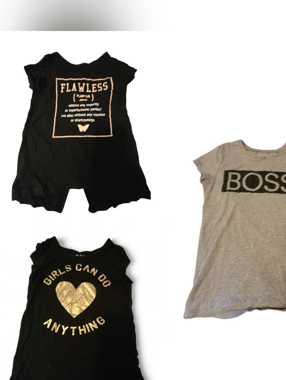 The Place Bundle Of 3 Girls Tee Size M (7/8)